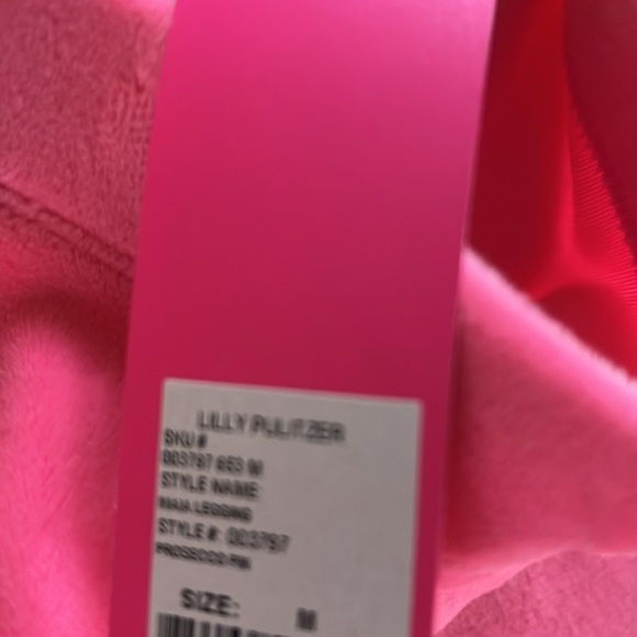 Lilly Pulitzer velour track suit (Jayla top Large, maia legging bottom medium) - Picture 11 of 11